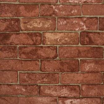 Red Rustic Brick Wallpaper Sale Wall Sticker Outlet
