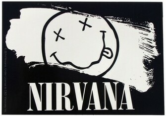 Go Back Image For Nirvana Logo Face