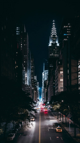 New York Night iPhone Wallpaper