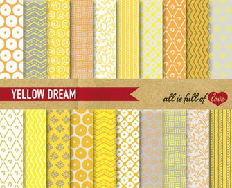 Yellow Grey Background Patterns On Creative Market