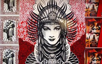 Stig Hansen On Padronagens E Afins Obey Wallpaper