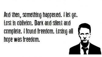 Chuck Palahniuk Fight Club Bw White Text Wallpaper