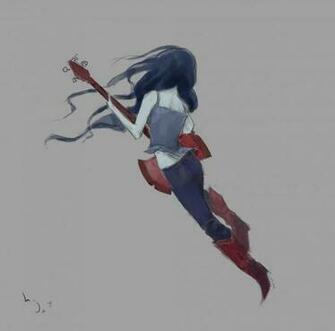 Marceline The Vampire Queen Cartoon Adventure Time Wallpaper HD