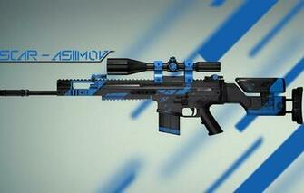 Wallpaper Scar Asiimov Coridium Cs Go Counter Strike