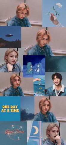 Hwang Hyunjin Korean Boys Hot Baby Blue Aesthetic Crazy Kids