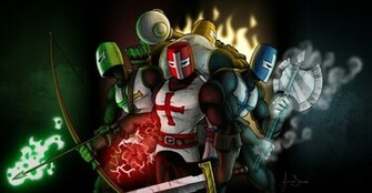 Castle Crashers Wallpaper Armor Magic