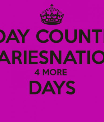 BirtHDay Countdown Ariesnation More Days Keep Calm And Carry On