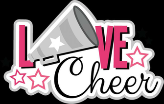 Love Cheer Svg Scrapbook Title Cheerleading Files