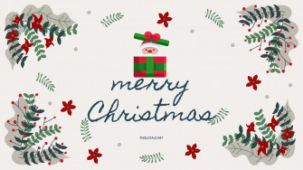 Cute Simple Christmas Wallpaper