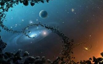 Space Scene Wallpaper