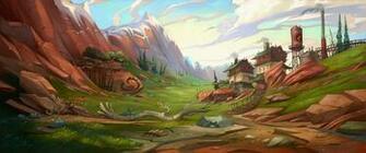 Fansite Kit Wildstar Mmorpg Environment Concept Art