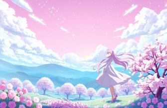 Pink Anime Wallpaper