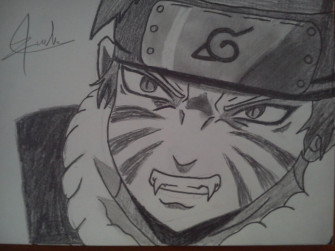 Naruto Nine Tails Chakra By Asfalitis D7okwso Full Wallpaper