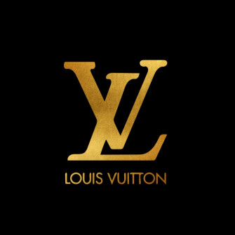Louis Vuitton Logo Wallpaper Black