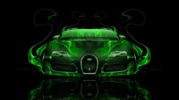 Neon Green Cool Car Wallpaper On