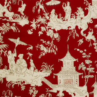 Chinoiserie Chic Pagoda Wallpaper