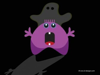 Cute Halloween Ghosts Background Desktop Wallpaper