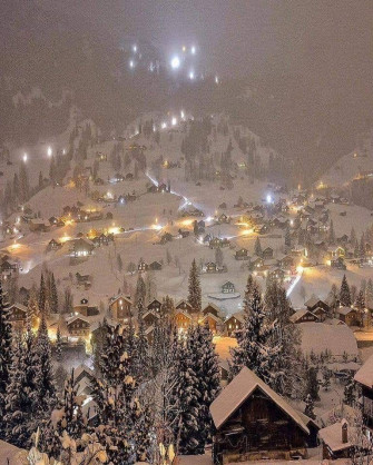 Grindelwald Switzerland Winter Scenery Christmas