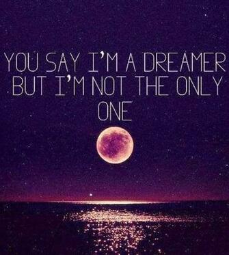 John Lennon Imagine Lyric Quote Via Skillshare