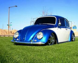 White Blue Vw Beetle Wallpaper Desktop With