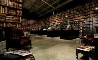 The Walls Are Lined By Wallpaper Printed With Trompe L Oeil Books