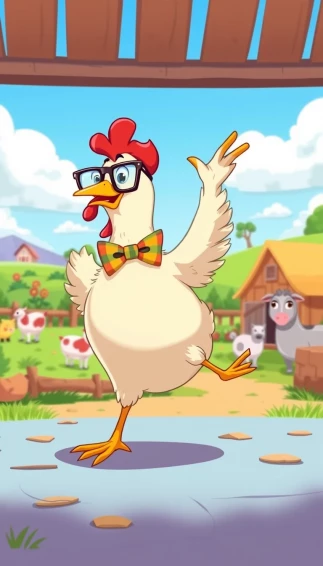 Funny Chicken Wallpaper