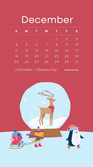 December Calendar Phone Wallpaper HD Net