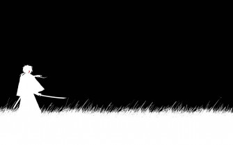White Anime Background Wallpaper