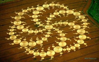 Alien Crop Circles Wallpaper