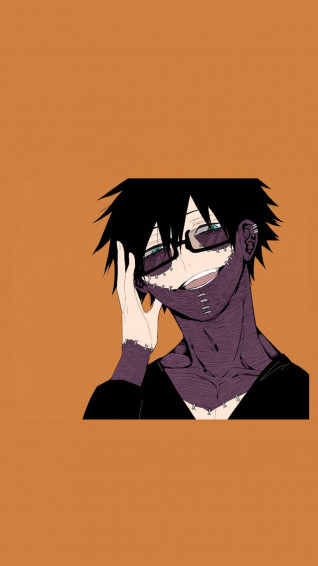 Cute Dabi Dark Orange Wallpaper