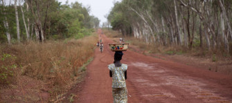 Women In Colorful Dresses Central African Republic Wallpaper