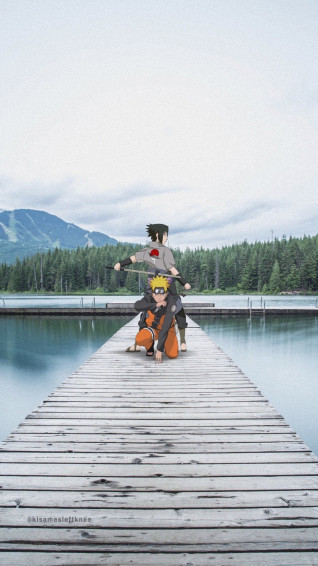 Naruto Sasuke Phone Wallpaper