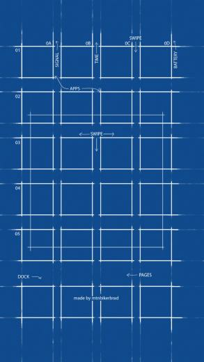 Official Blueprint Wallpaper For Ios Parallax By Mtnbikerbrad On