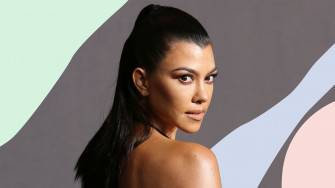 Naturally Kourtney Kardashian Put An Emo Twist On The Nude