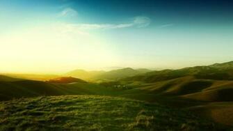 Green Hills Wallpaper