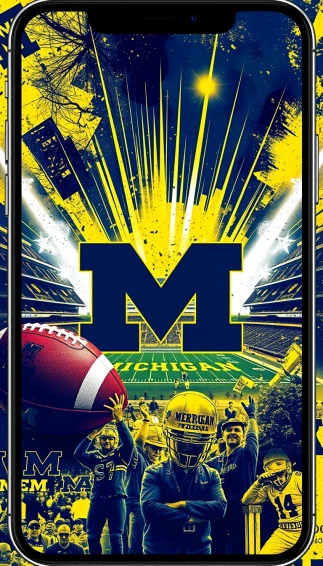 Michigan Football Phone Wallpaper