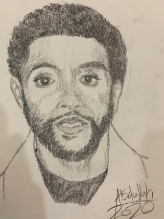 I Decided To Draw Chadwick After Heard He Passed Away Wallpaper