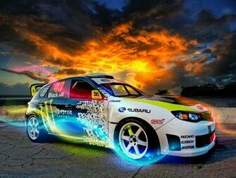 Pimped Car Ken Block Subaru Wallpaper