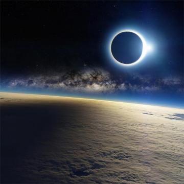 Lunar Sky Space 4k iPad Pro Wallpaper