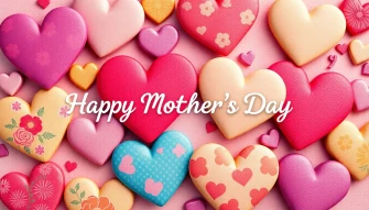 Mothers Day Hearts Wallpaper