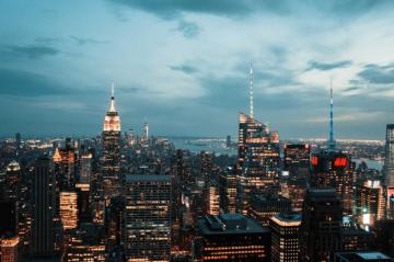 New York City Night Pictures Image