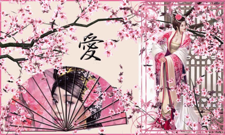 Geisha Screensaver Android Wallpaper