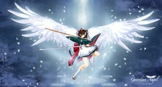 Wallpaper Guardian Angel Background HD Background Desktop