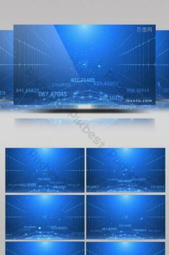 Technology Digital Advancement Background Video Template Mp4
