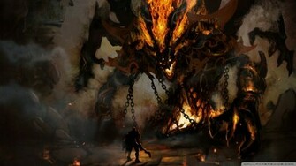 Fire Demon Wallpaper