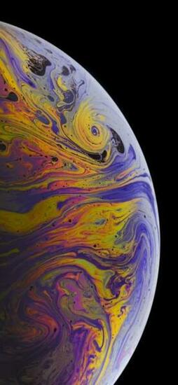 The iPhone Xs Max Wallpaper Of Bubbles