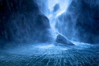Cool Background Of Water Waterfall Wallpaper