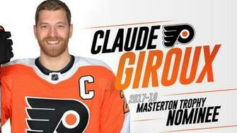 Phwa Nominates Claude Giroux For The Bill Masterton Trophy