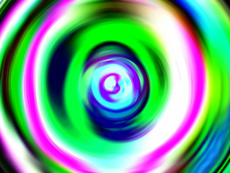 Trippy Bright Purple And Teal By Chaosjoe