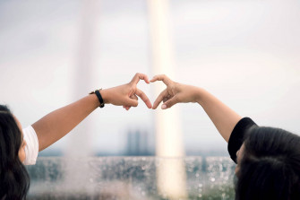 Finger Heart Wallpaper